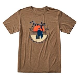 FENDER Sunset Spirit T-Shirt
Large Brown